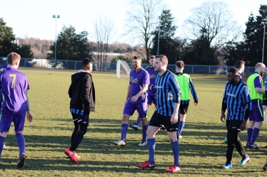 MP for Mansfield, Ben Bradley, playing in the charity football match